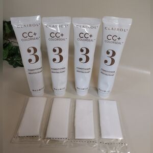 Clairol CC+ ColorSeal Step 3 Conditioner (1.86 oz) 4 Tubes + Gloves Nice & Easy